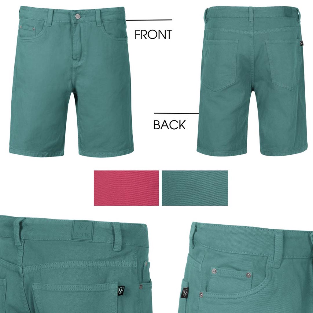 Quần Short Nam Kaki Tối Giản Thương Hiệu Y2010 Ver5 20255 |YaMe|