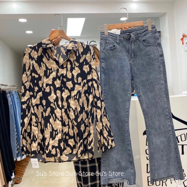 Quần jean ống loe Q235 SUSTORE | BigBuy360 - bigbuy360.vn