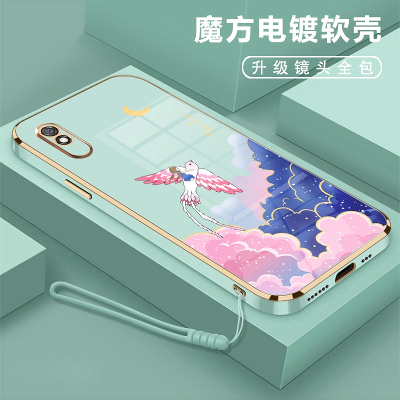 Ốp Điện Thoại Họa Tiết Cô Gái Dễ Thương Cho Redmi 9 Redmi 9A Redmi 9C Redmi 8 Redmi 8A Redmi 10C Redmi 10A