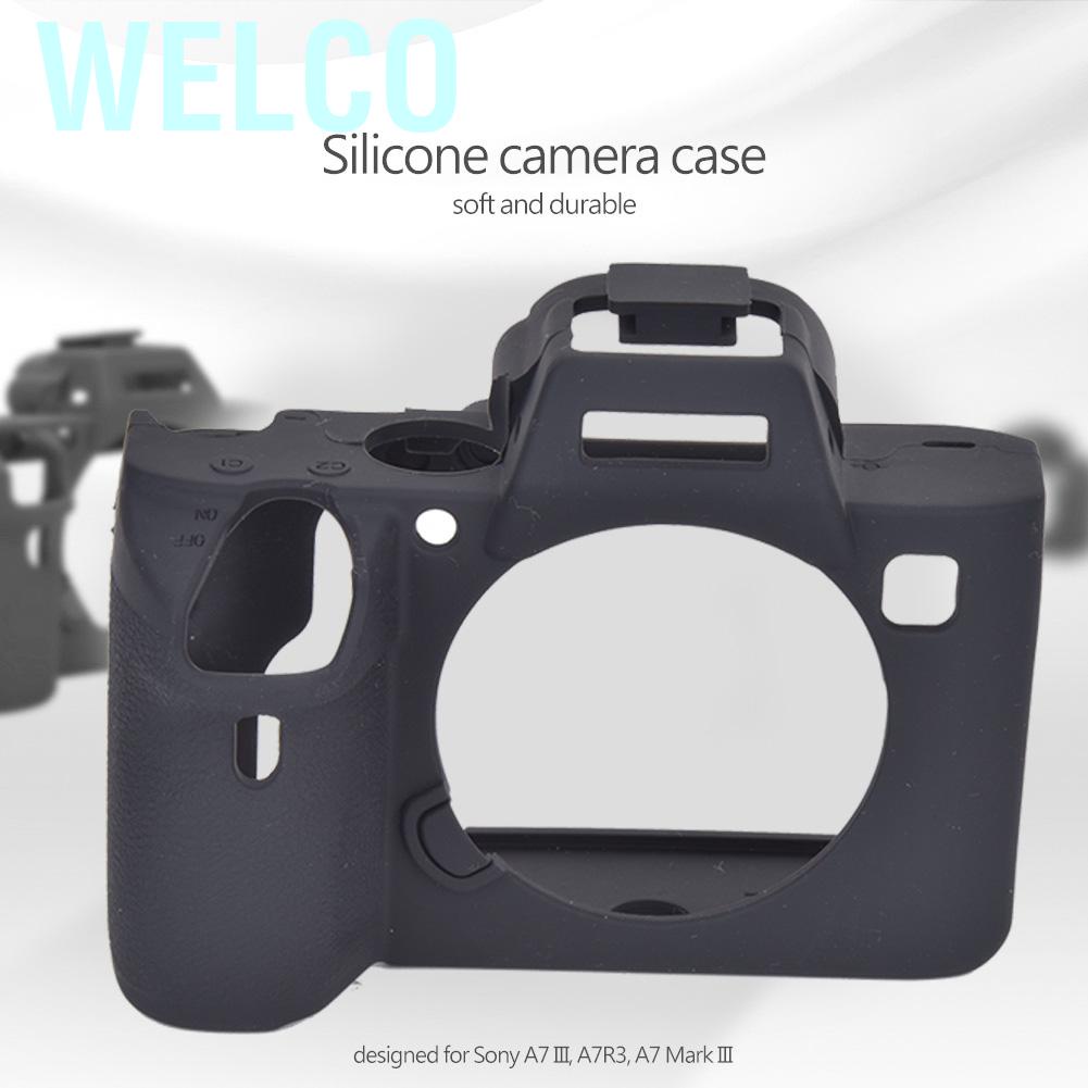Vỏ silicon bảo vệ máy ảnh cho Sony A7 III / a7r3 tiện dụng