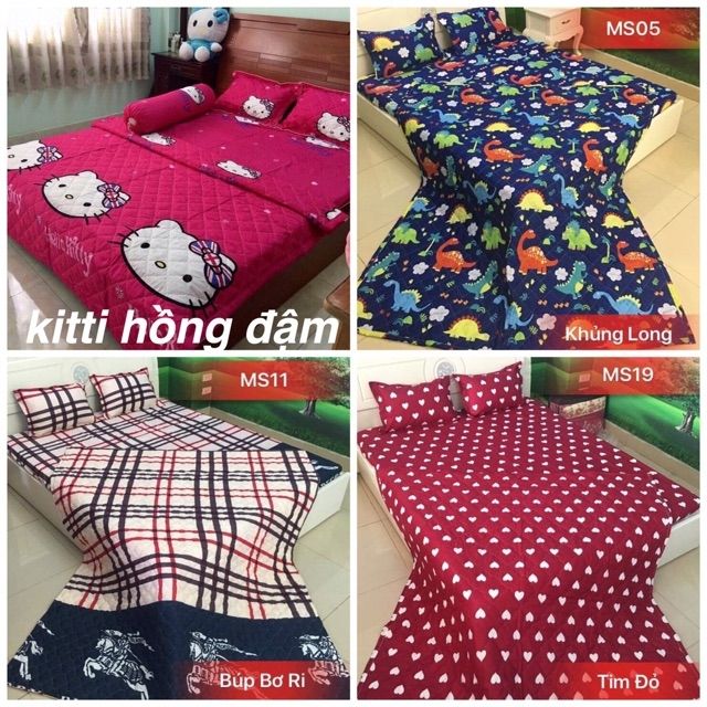 bộ chăn hè ga gối tặng kèm vỏ gối ôm(ib để chọn mẫu) | BigBuy360 - bigbuy360.vn