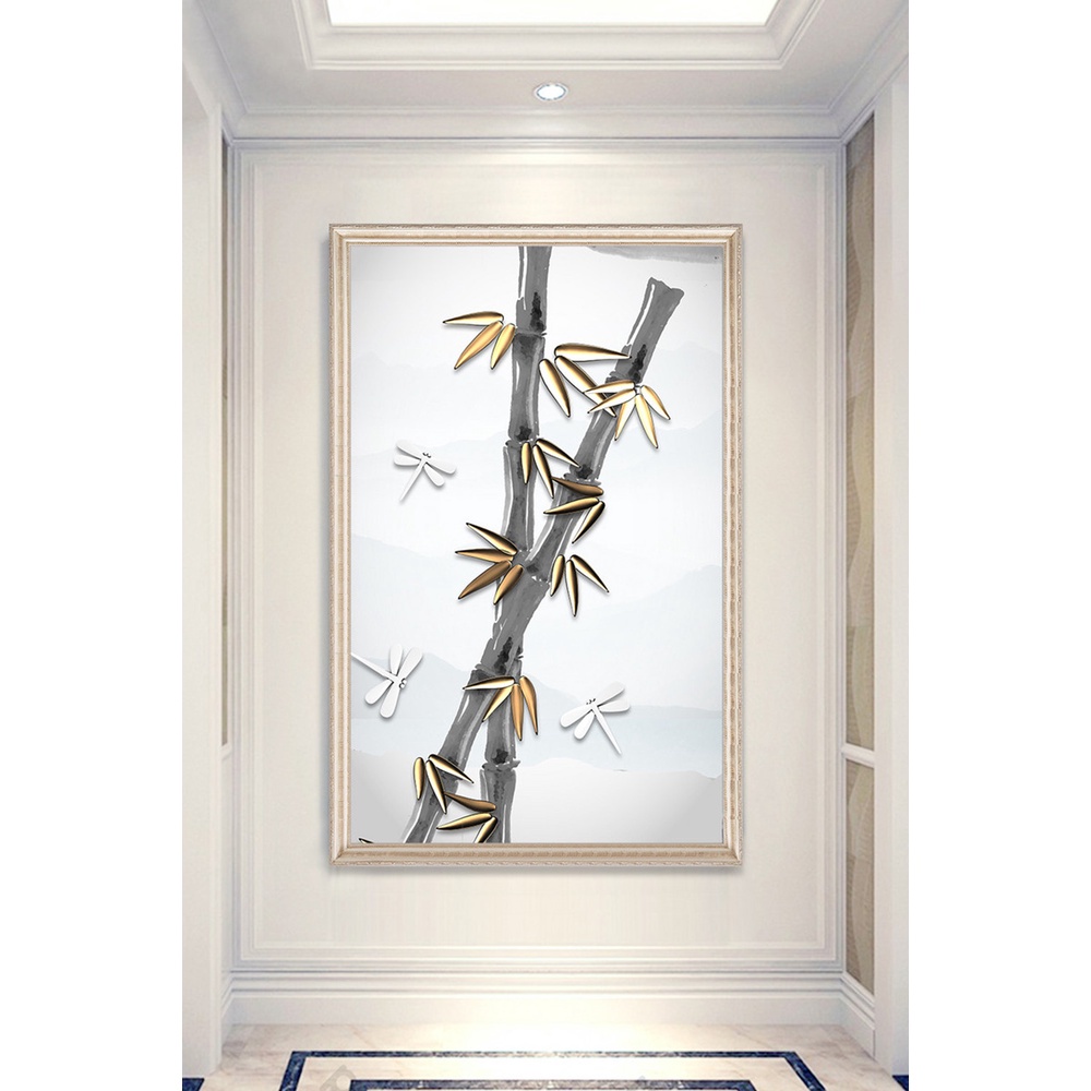 In hình ép gỗ Laminate TRANH HÀNH LANG TRUNG QUỐC - Mẫu 89 (50x75, 60x90, 70x110). In ảnh theo yêu cầu