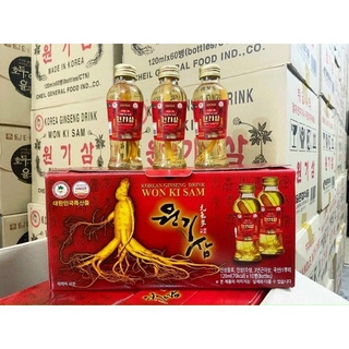 10 chai nước uống hồng sâm hàn quốc - date xa