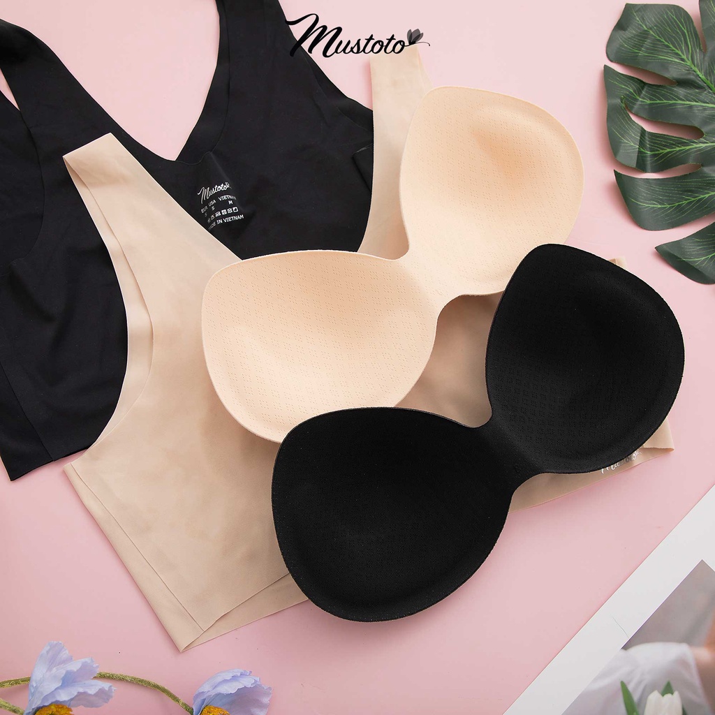 Áo Lót Không Gọng Công Nghệ Bonding Thoáng Khí Co Giãn Bốn Chiều (Mustoto MA20)