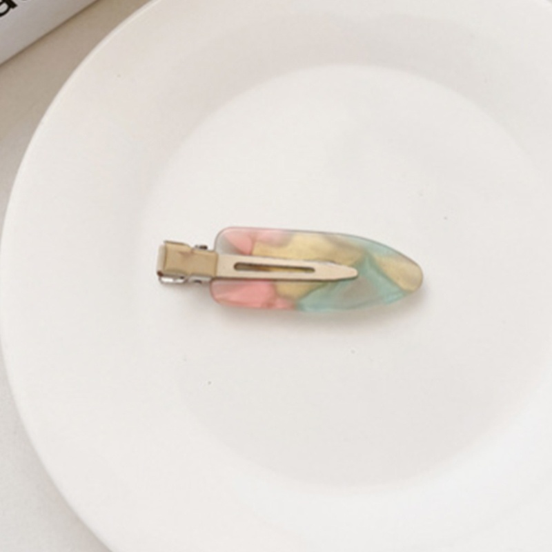 Kẹp Tóc Mỏ Vịt Bằng Acrylic In Họa Tiết Da Báo Thời Trang