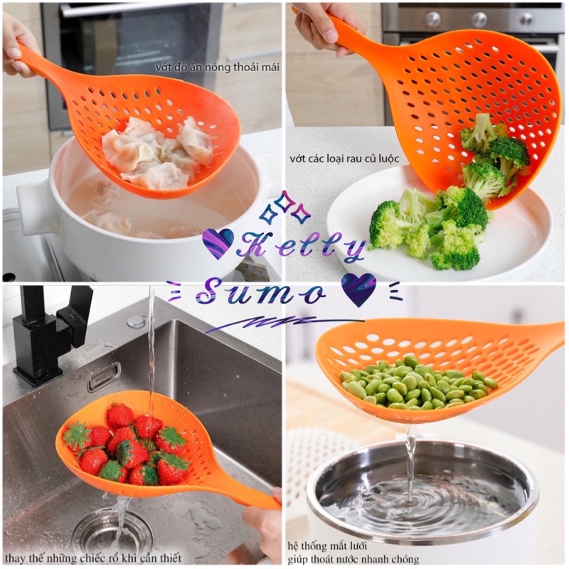 Vá Vớt Mì ,Bún ,Nui ,Rau Luộc Loại To Đa Năng