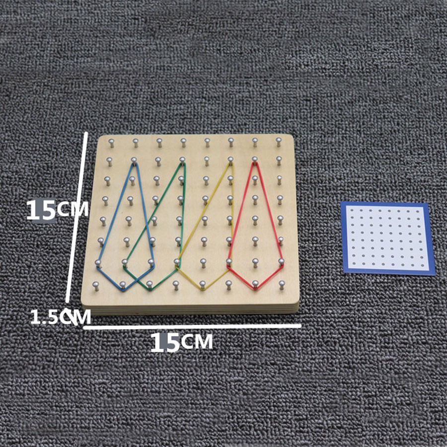 Bộ dây chun tạo hình -Giáo cụ Montessori