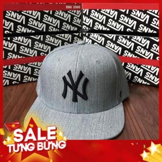 [Sale] Nón Snapback NY xám siêu đẹp 01