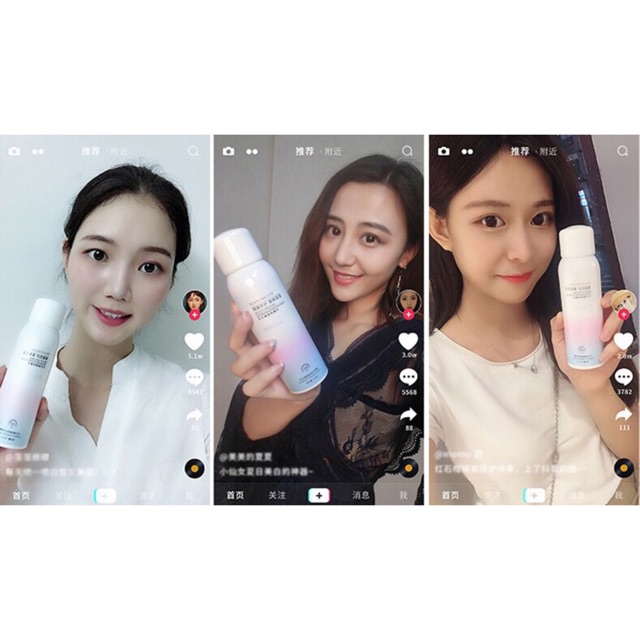 Chai xịt nâng tông da thần thánh, chống nắng 40spf | BigBuy360 - bigbuy360.vn