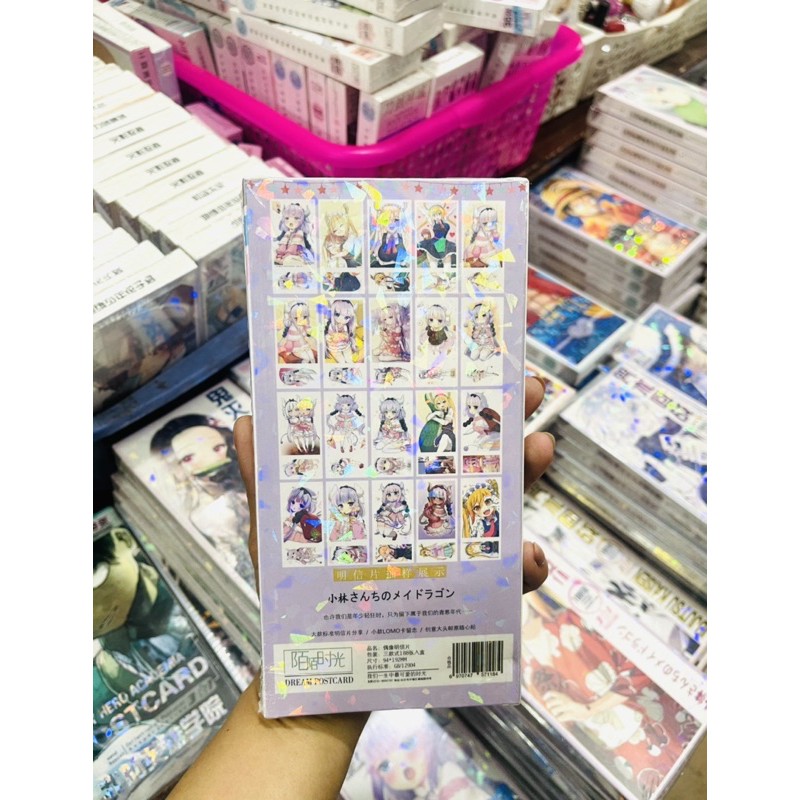 bộ ảnh poscard maid dragon 180 ảnh