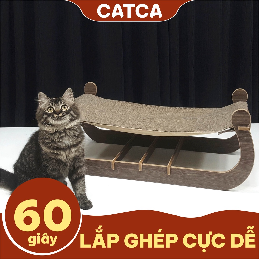Võng thú cưng cho chó mèo sang chảnh CATCA - Võng Lyre
