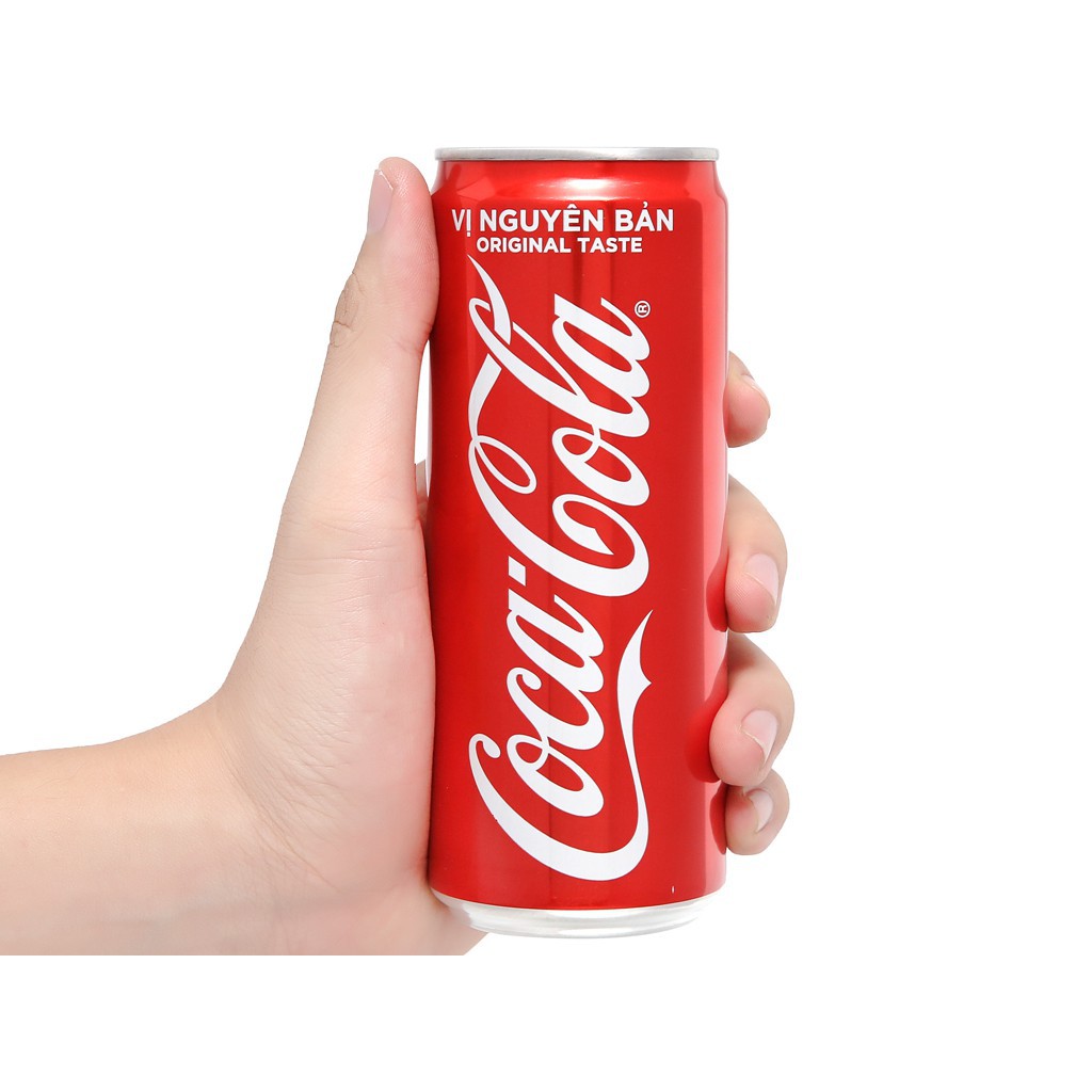 [ EXP:2022-09-21 ] Thùng 24 lon nước ngọt Coca Cola Sleek lon cao 320ml/lon