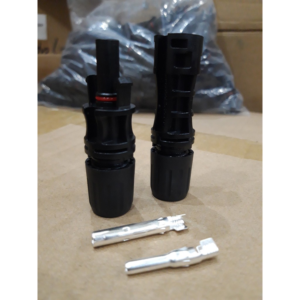 Jack nối MC4 1500V loại tốt 30A - jack nối dùng cho PIN năng lượng mặt trời