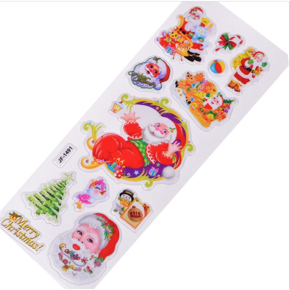 NL147 - STICKER 3D NOEL (SET 10)