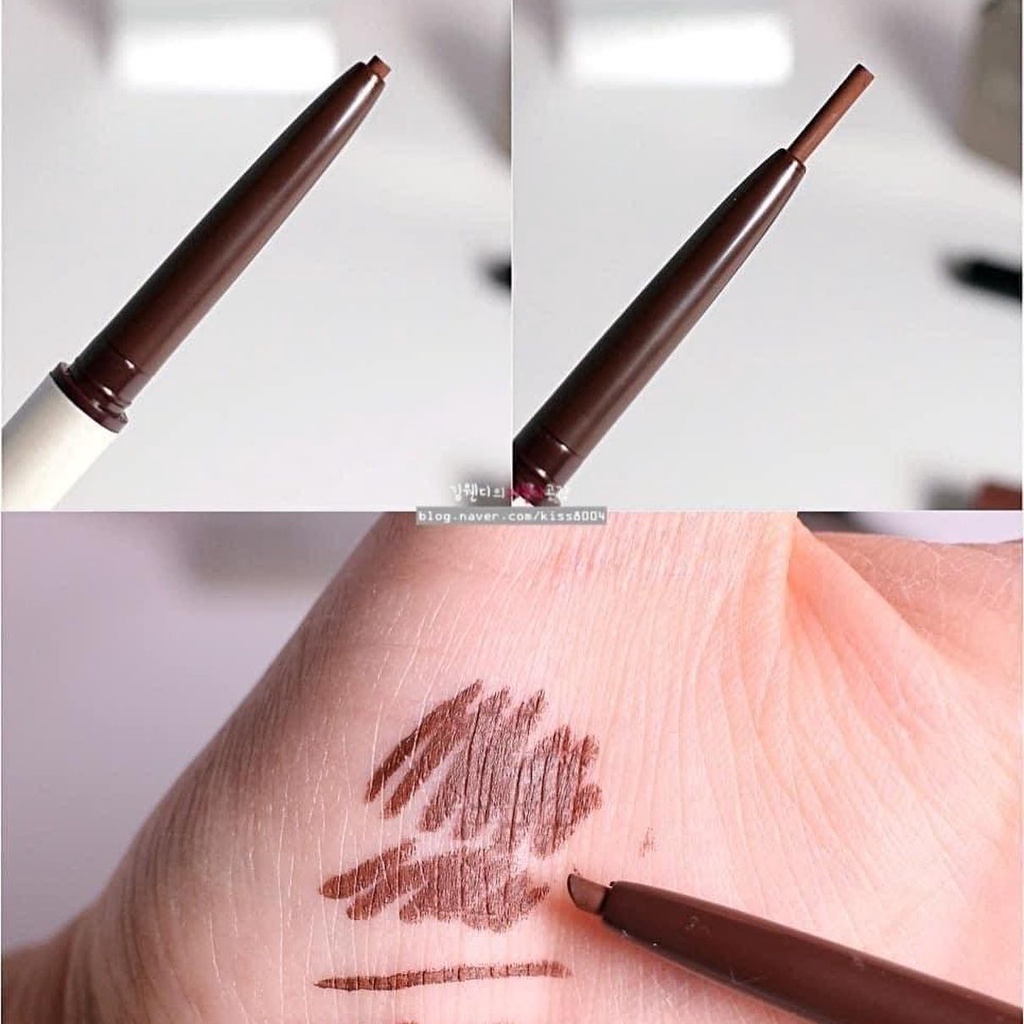 Chì Kẻ Mắt Clio Sharp So Simple Waterproof Pencil Liner - Màu Đen - Màu Nâu