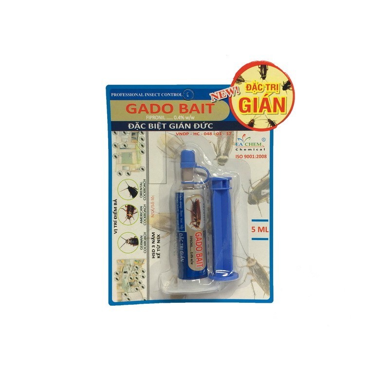 Mồi diệt gián tiện dụng trong nhà GADO BAIT 5ml