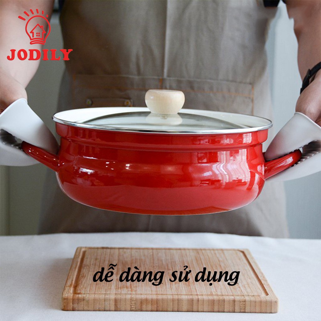 Cặp Bắc Nồi Silicol Không Sợ Nóng Không Sợ Bẩn Không Sợ Nước Jodily Starhome