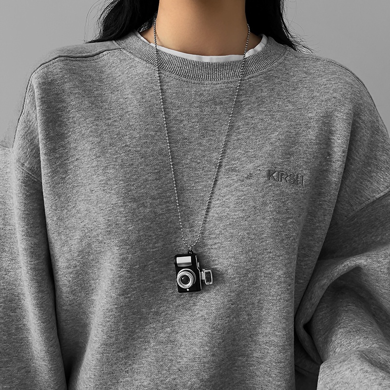 Dây chuyền 19003 mặt máy ảnh flash SLR retro thời trang hip hop cá tính dễ phối với áo sweater