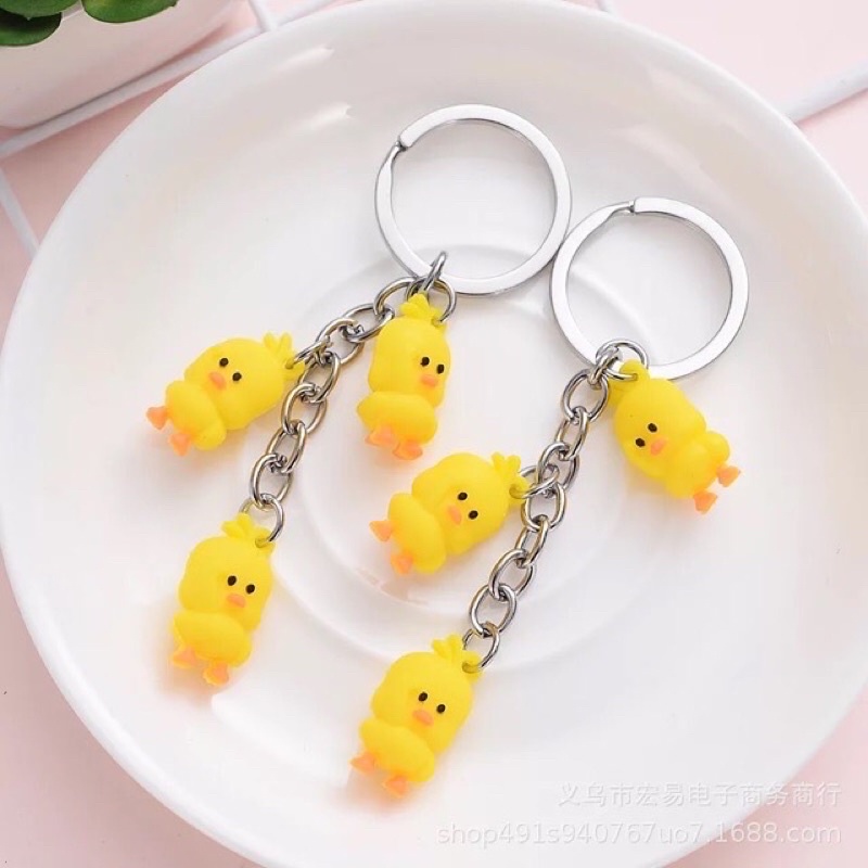 🎁HOT TREND 🎁MÓC KHOÁ  3 con vịt dễ thương