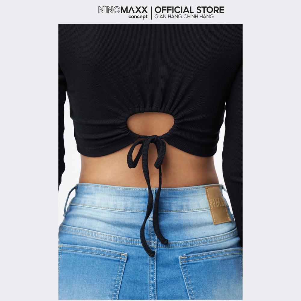 SWEET SIXTEEN Áo croptop Nữ tay dài 2110011