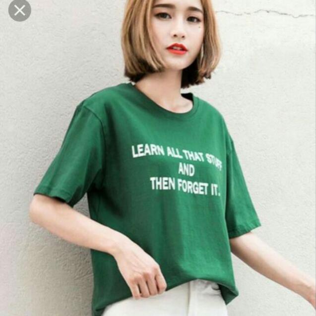Áo thun nữ xanh lá cây