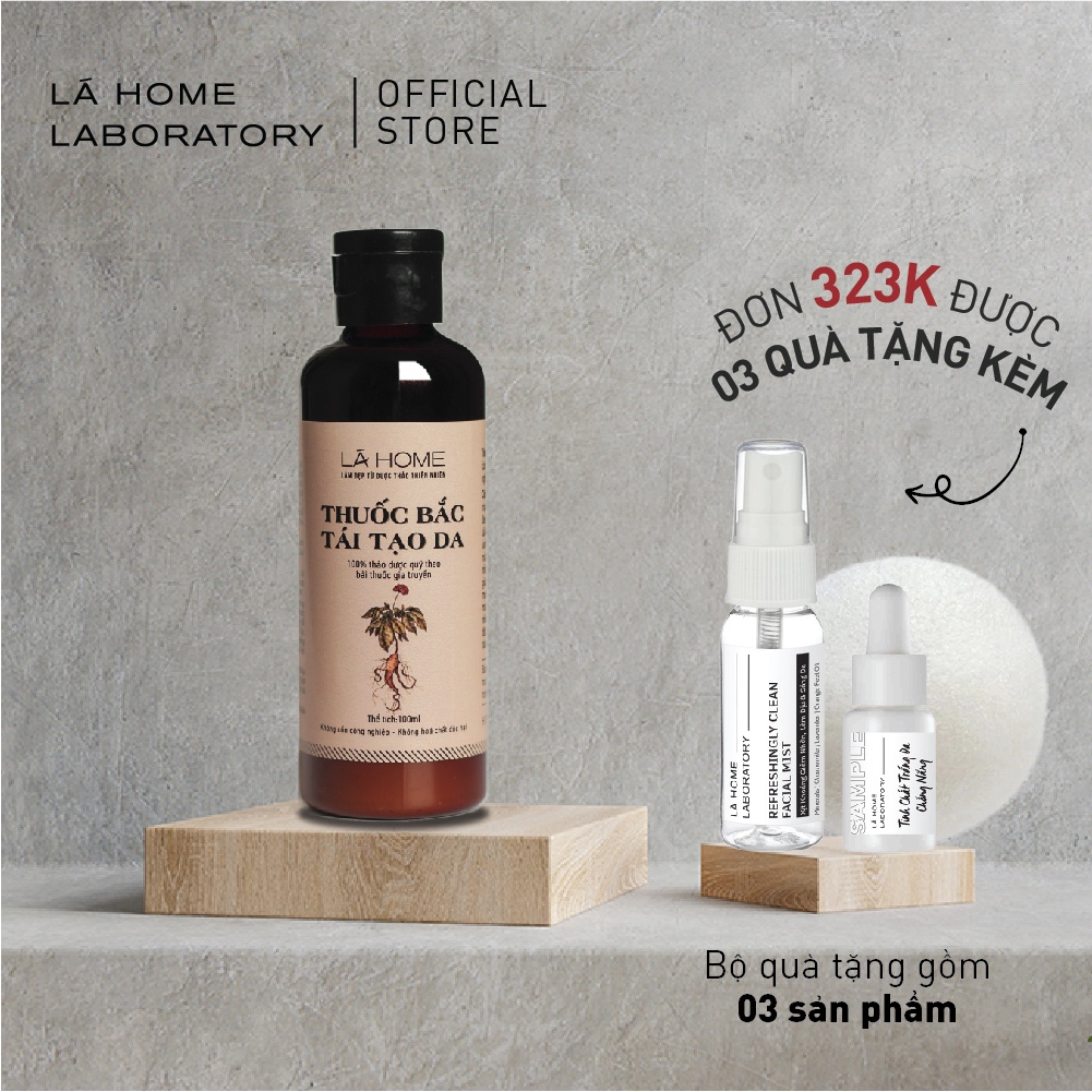 Thảo Dược Tái Tạo Da Lá Home 110ml - Thơm mùi sâm, Giá sỉ tại xưởng
