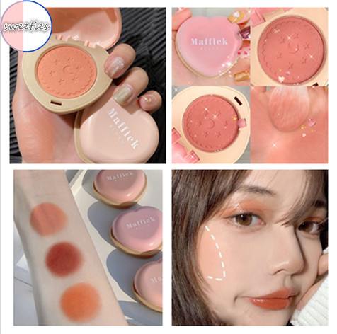 [sweet] MAFFICK woman Cookie Monochrome matt Blush face Repair Makeup Blushes Plate Cosmetic tools