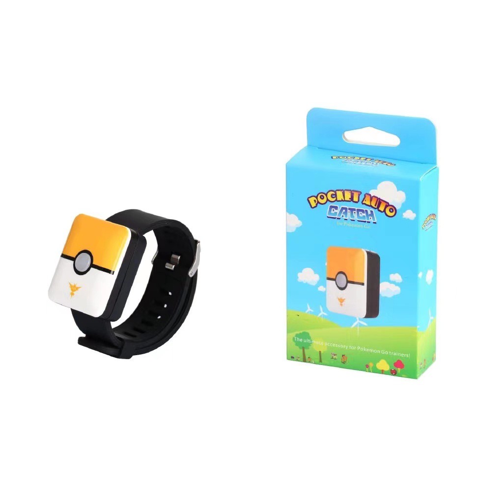 2021 new version Pokemon Go Plus bracelet Pokemon Go Plus automatic manual smart switch mode automatic grab Pokémon enhanced version charging version Nintendo bracelet