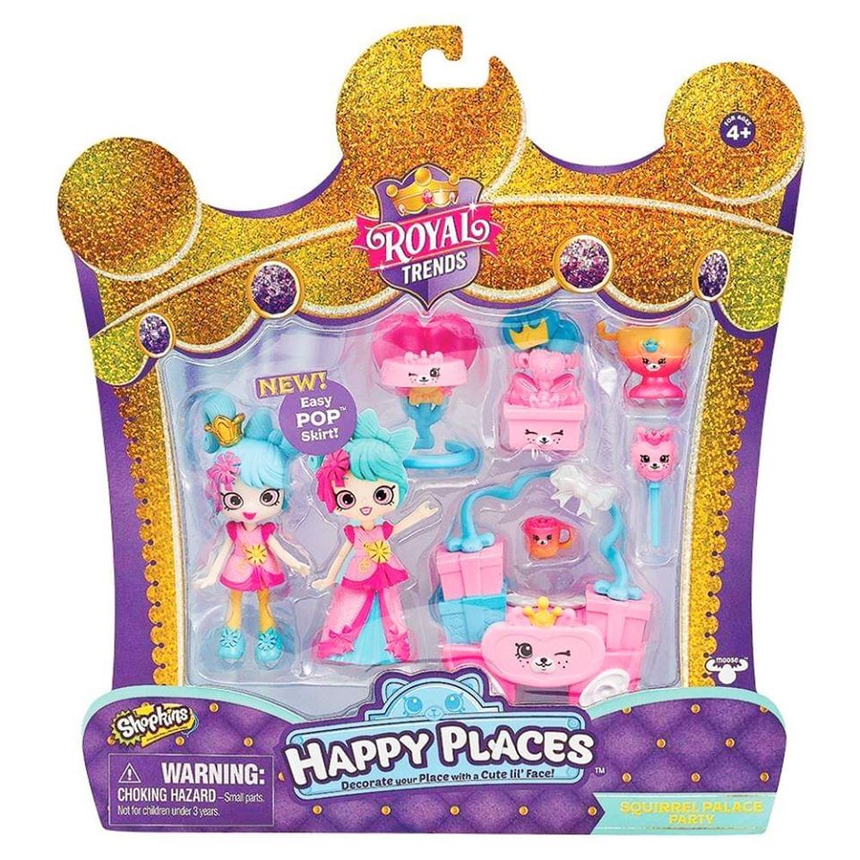 Búp bê Shopkins phiên bản Hoàng Gia Happy Places + Kèm phụ kiện - Full box (Mẫu Phòng ngủ thỏ)