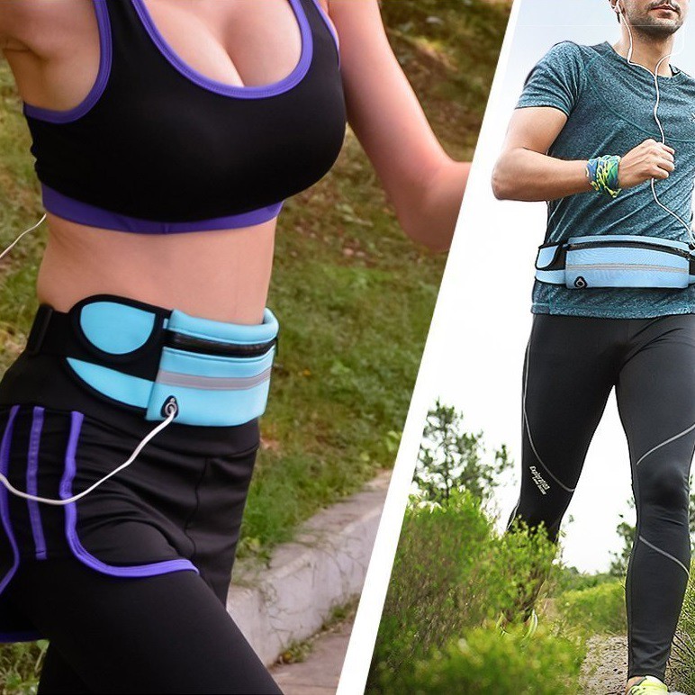 Đai Đeo Bụng Đựng Đồ Đa Năng Co Dãn I Đai Đựng Điện Thoại Đeo Hông Chạy Bộ, Đi Xe Đạp