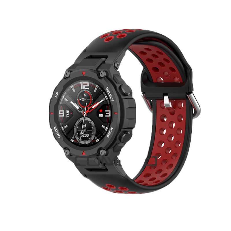Dây đeo đồng hồ silicon thoáng khí thay thế cho Amazfit T-Rex Pro