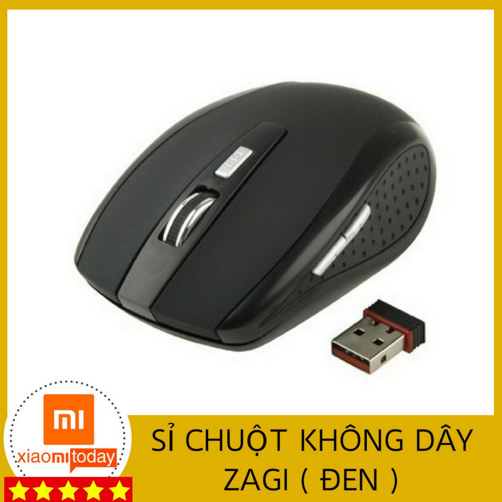 CHUỘT KHÔNG DÂY ZAGI ( ĐEN ) | BigBuy360 - bigbuy360.vn