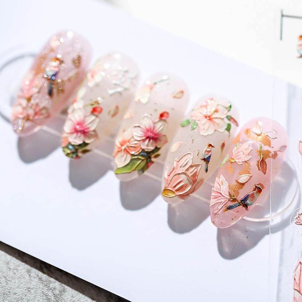 [Hàng mới về] Miếng dán trang trí móng tay thời trang phong cách Nhật Bản dễ thương tự làm