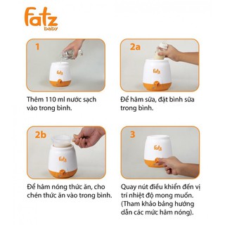 Máy hâm sữa 4 chức năng Fatz baby