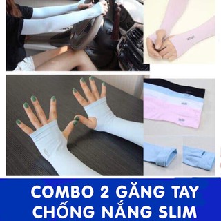 Combo 2 chiếc Găng tay chống nắng Let's Slim xỏ ngón