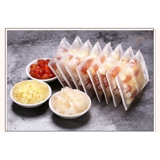Chè dưỡng nhan sét 1 gói tuyết yến bồ mễ nhựa đào_ túi zip