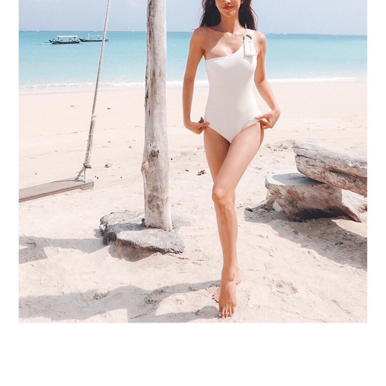 Bikini Đi Biển 1 Mảnh Đồ Bơi Nữ LUHAZO Cao Cấp Bassic Vắt Vai Có Mút Độn 2531 K5T3-1