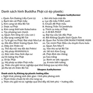 Hình Phật ép plastic
