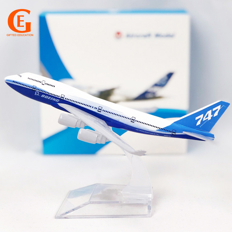Boeing 747 Mẫu Máy Bay B747 Boeing Cơ Bản Máy Bay Đồ Chơi Diecast Kim Loại Máy Bay Mô Hình Tĩnh Bộ S