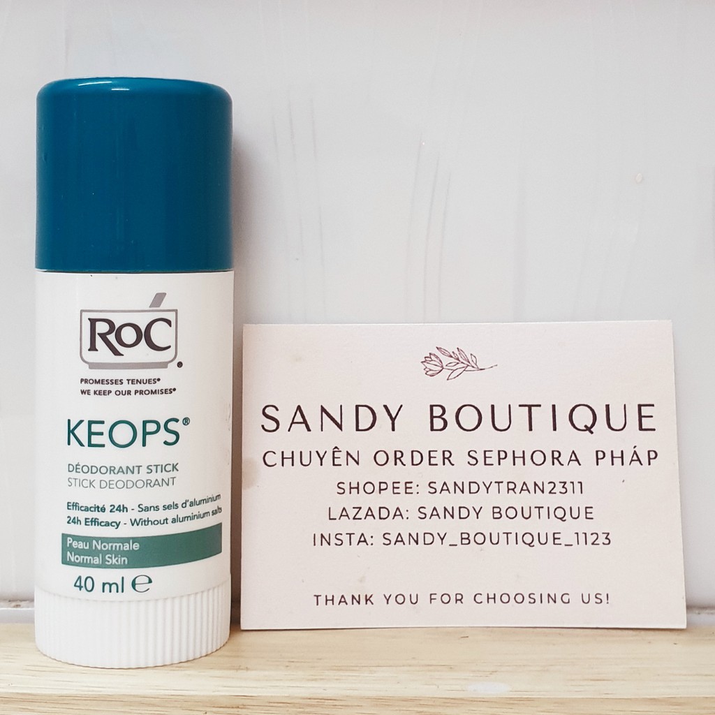 Khử mùi cơ thể (lăn, thỏi, xịt) hàng Pháp ROC Keops Deodorant | BigBuy360 - bigbuy360.vn