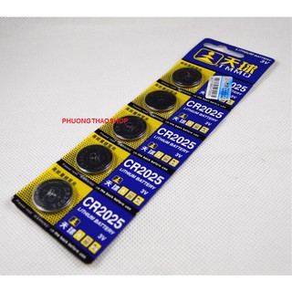 COMBO vỉ 5 viên pin CMOS CR2025 - CR2016 - điều khiển, đồng hồ