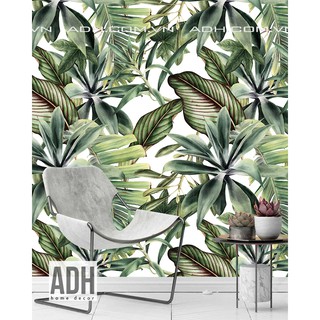Decal dán tường lá chuối ADH191016