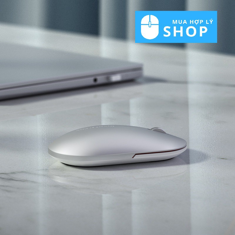 Chuột Không Dây Bluetooth, Wireless Xiaomi 2020 Thời Trang Vỏ Kim Loại - Hàng Nhập Khẩu