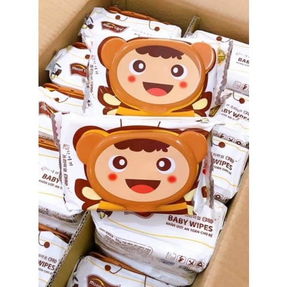 Khăn ướt Moon care baby wipes gói 125 miếng