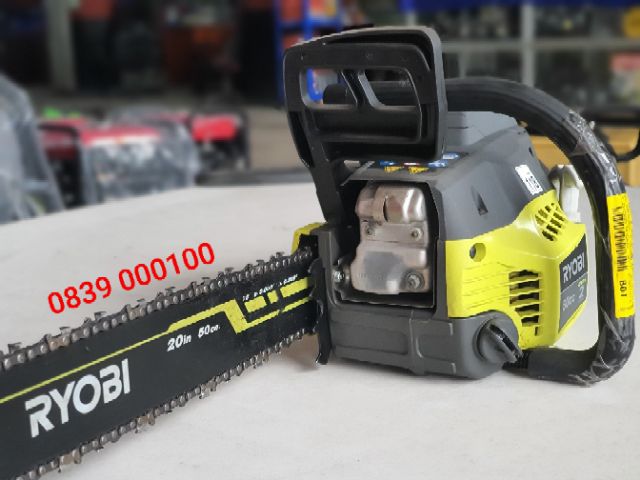 Máy Cưa Xích Xăng Ryobi 50cc Công suất lớn Lam 50cm  Máy cưa Ryobi