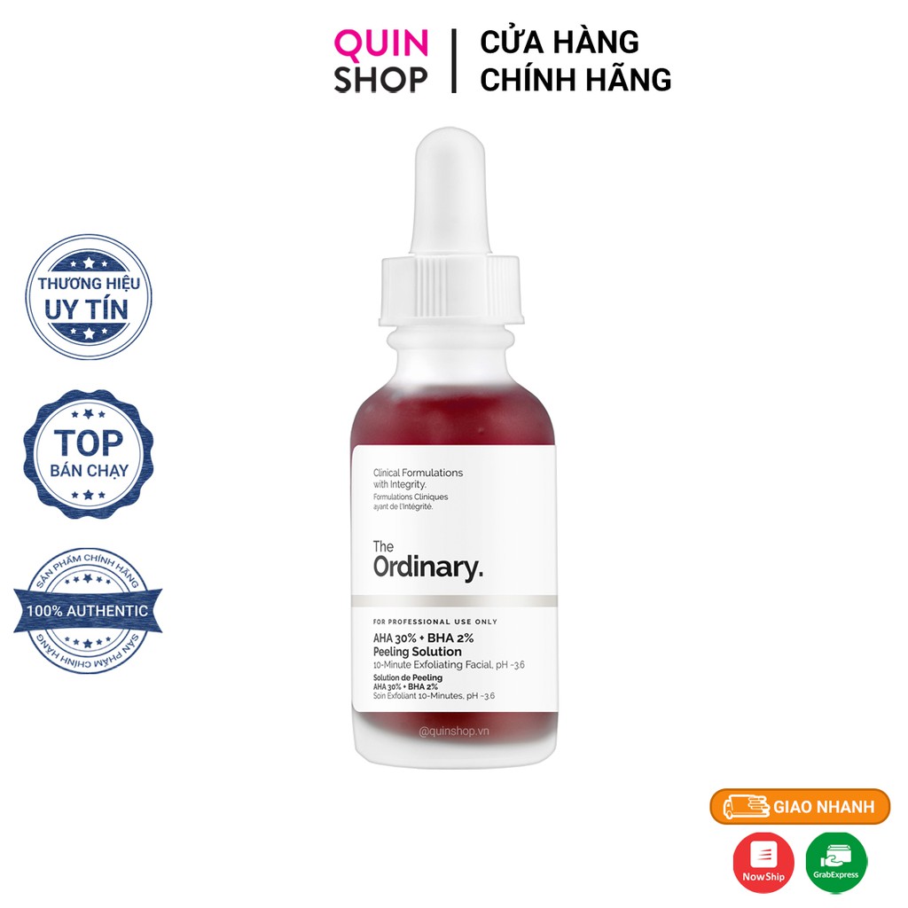 Tinh Chất Tái Tạo Da The Ordinary AHA 30%+BHA2% Peeling Solution