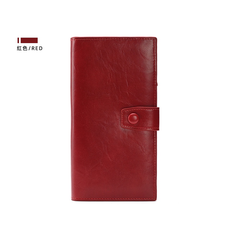 Ví Cầm Tay Dáng Dài Cỡ Lớn Phối Màu Tương Phản Xinh Xắn Cho Nữ