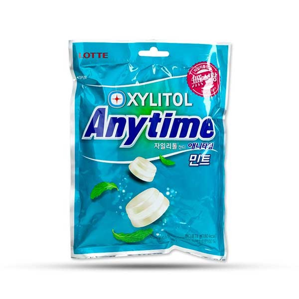 KẸO BẠC HÀ – KẸO LOTTE XYLITOL ANYTIME HÀN QUỐC GÓI 92G - 4003695