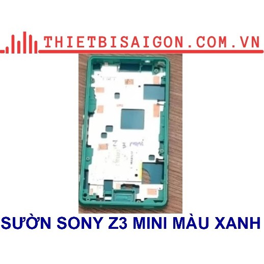 SƯỜN SONY Z3 MINI MÀU XANH