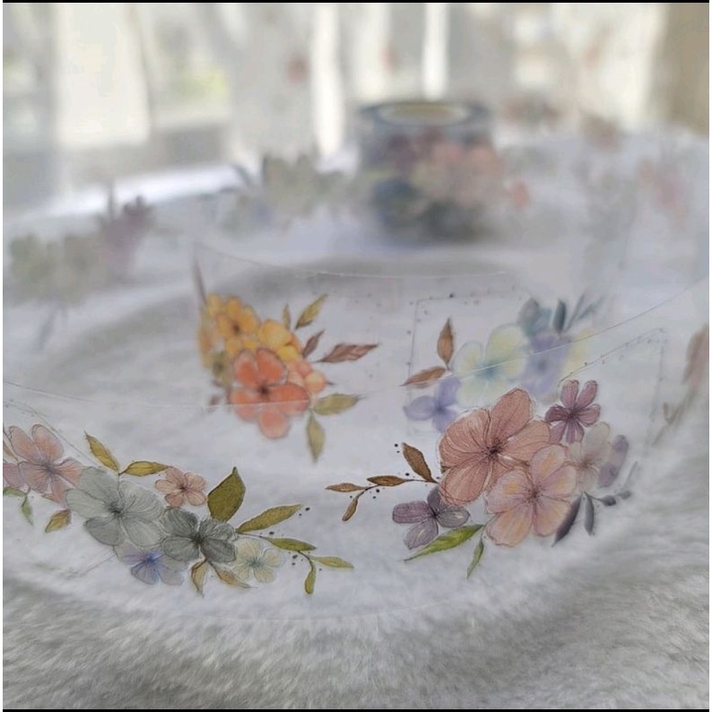 Krisna.room ♡ Hãng Peipan- 1 chu kì cuộn băng dán hoa Hana 3